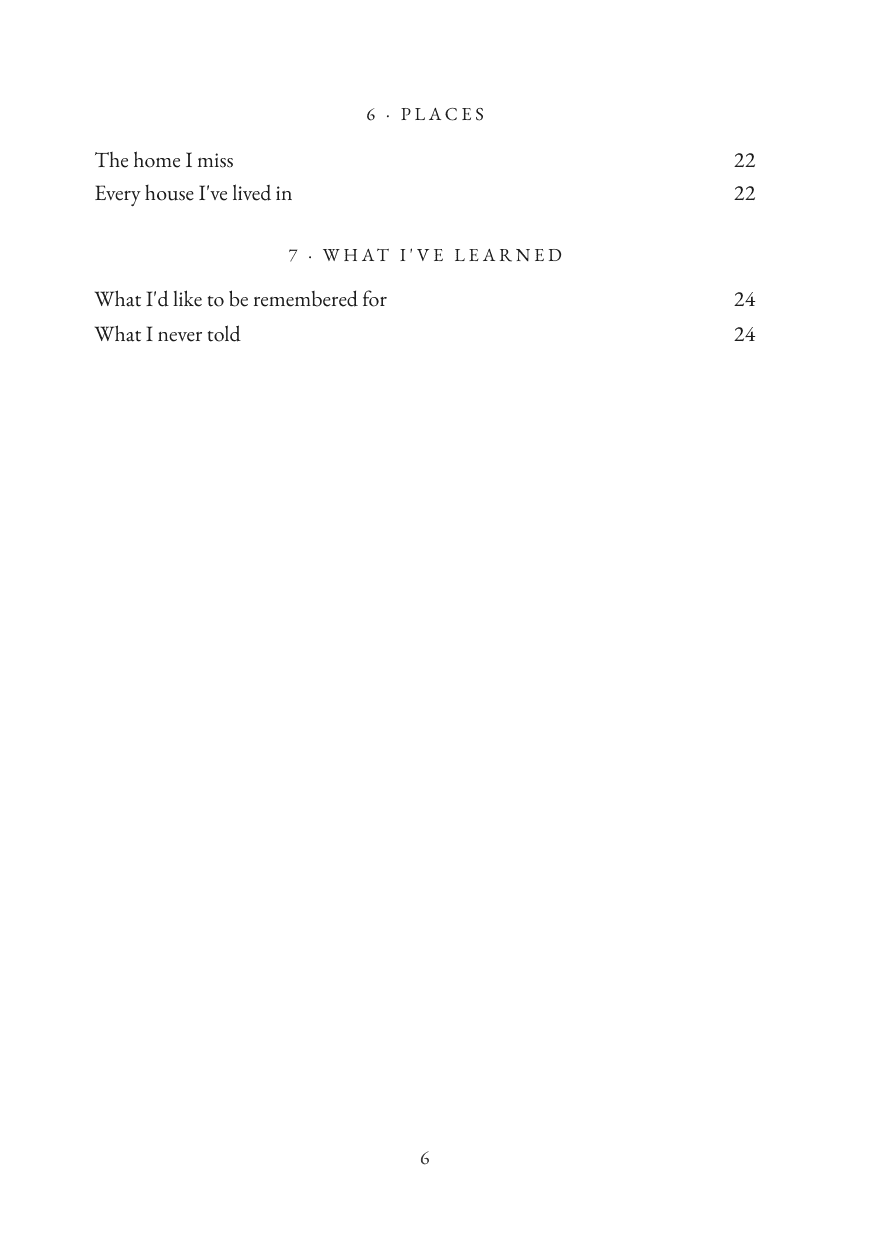 A page from the sample book: Each chapter opens on a page of its own.