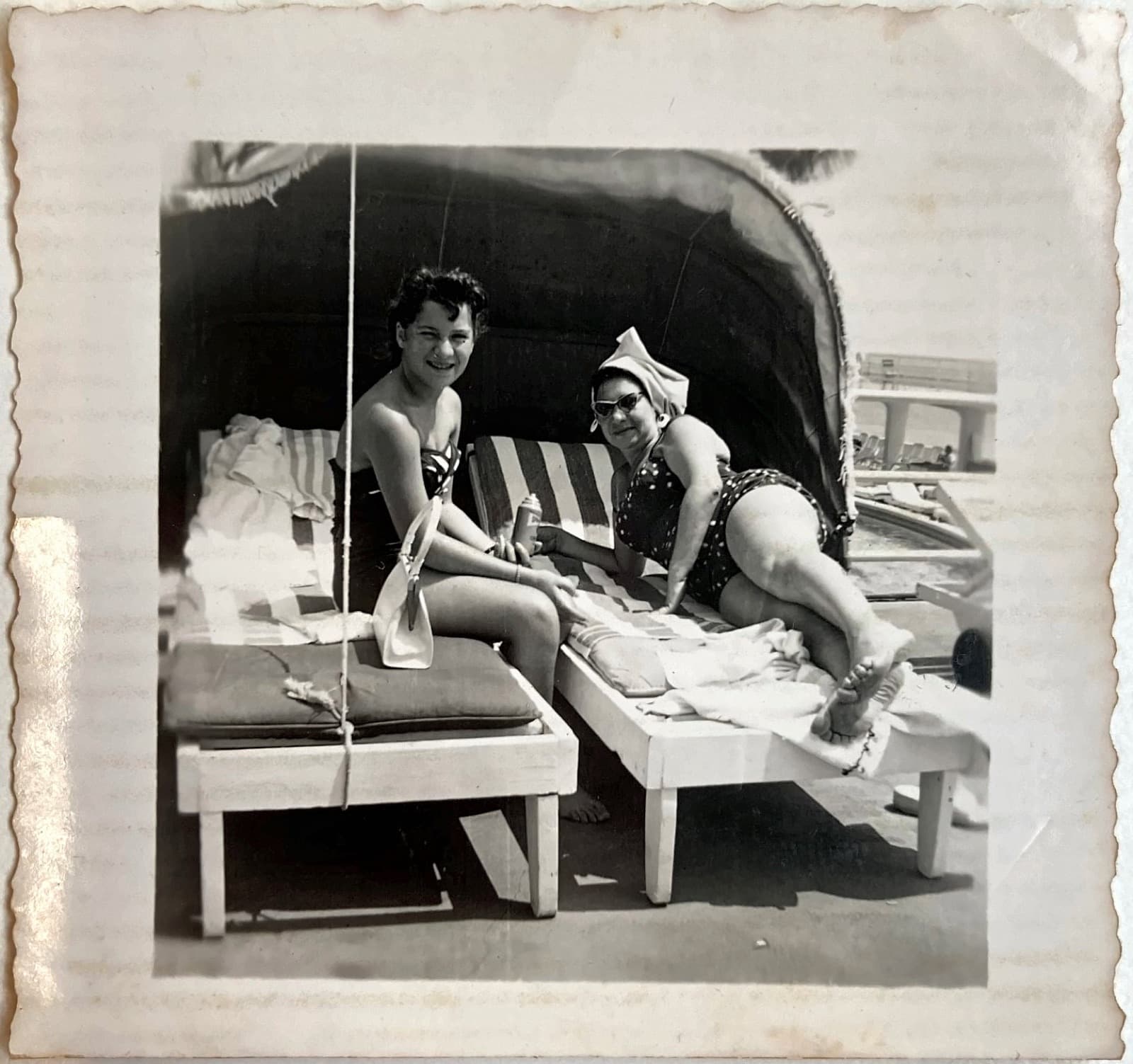 Example cover with an old family photo: Nancy Ellison